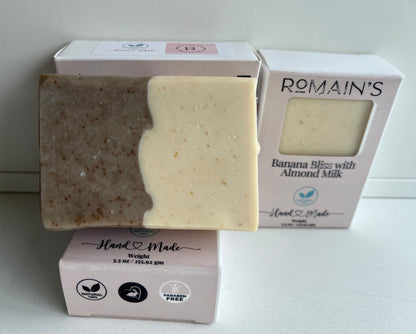 Banana Bliss with Almond Milk Soap