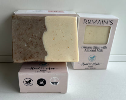 Banana Bliss with Almond Milk Soap